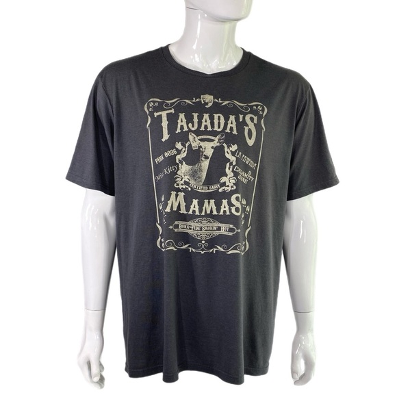 Tajada’s Mamas Gray Whitetail Ranch Short Sleeve Tee - Picture 1 of 5
